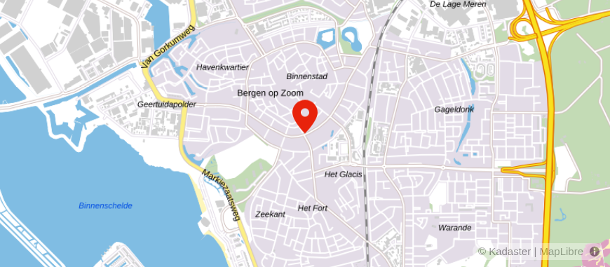 Locatie van Financieel Fit | Bergen op Zoom