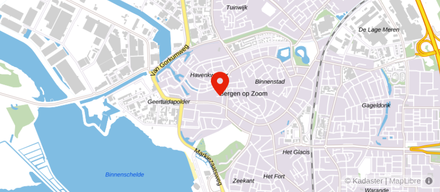 Locatie van F. Vermeulen Makelaardij