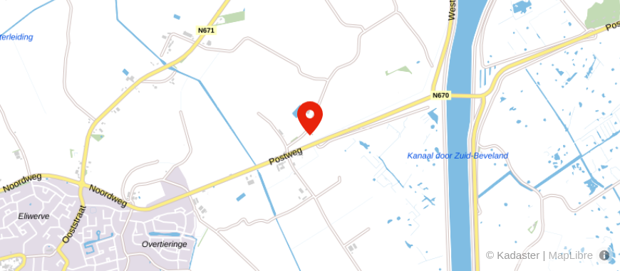 Locatie van Moeleker Financieel Advies & Administraties
