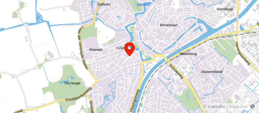 Locatie van Corstanje Assurantiën
