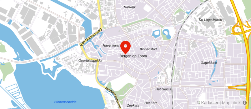Locatie van Van Kaam Makelaardij