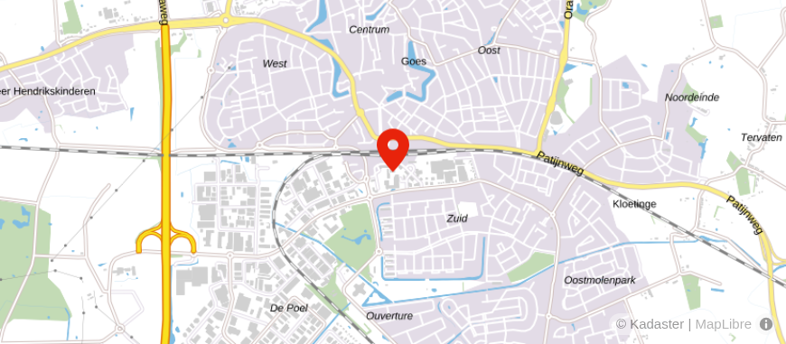 Locatie van Moore DRV - Goes