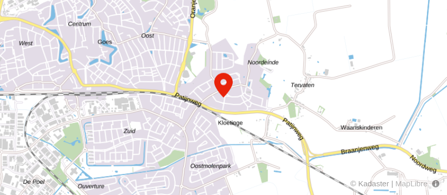 Locatie van P.R. Burger Financiële Diensten