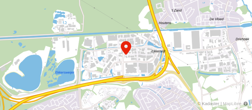 Locatie van Dinkelberg & Kuipers Accountants en Adviseurs