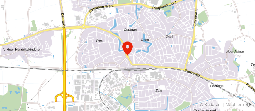 Locatie van Schrijver-Versluys Makelaars