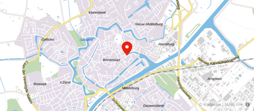 Locatie van Notarispraktijk Mr Dr R.C. van Dongen