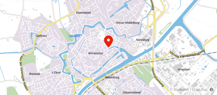 Locatie van Financieel Fit | Walcheren