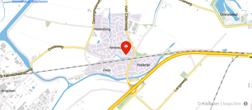 Locatie van Leerdam-Corstanje Advies