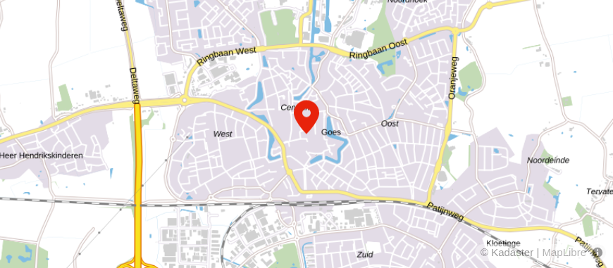 Locatie van WEA Zuid-West