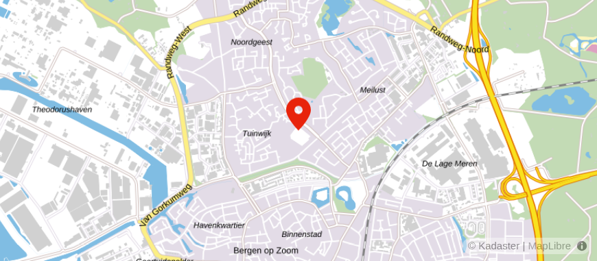 Locatie van Fictief Advies