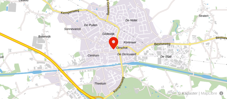 Locatie van OAK financieel advies