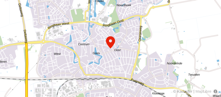 Locatie van JT Financiële Diensten GOES