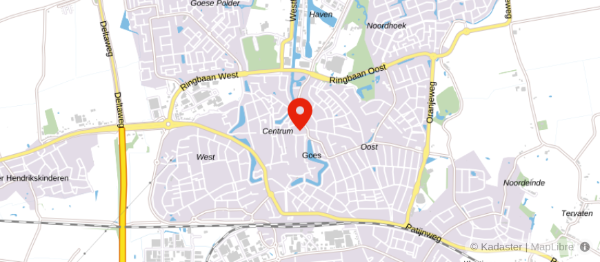 Locatie van De Hypotheekshop Goes en Omstreken