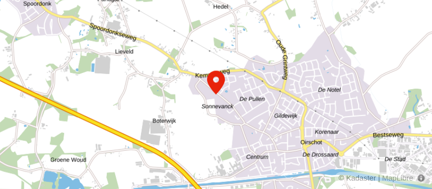 Locatie van Gast Makelaardij & Assurantiën