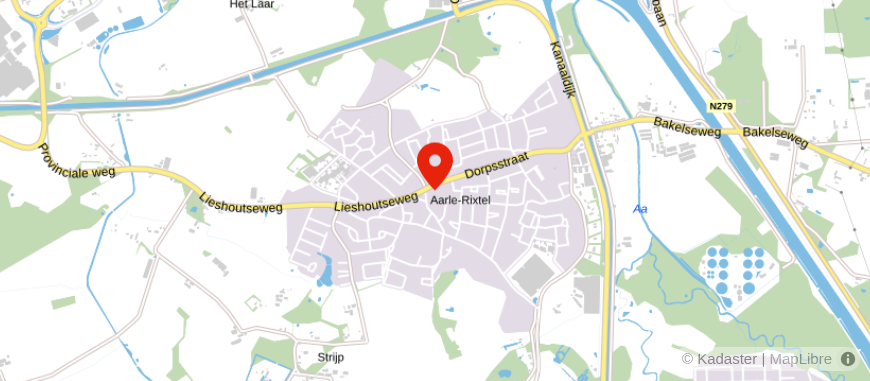 Locatie van Van den Berk & Kerkhof Makelaars en Taxateurs