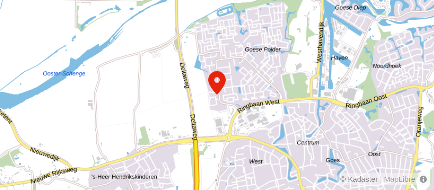 Locatie van Credion Goes