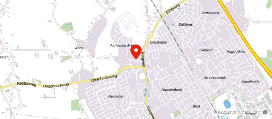 Locatie van Best Housing