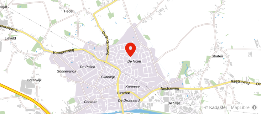 Locatie van Blox & Verbeek adviseurs