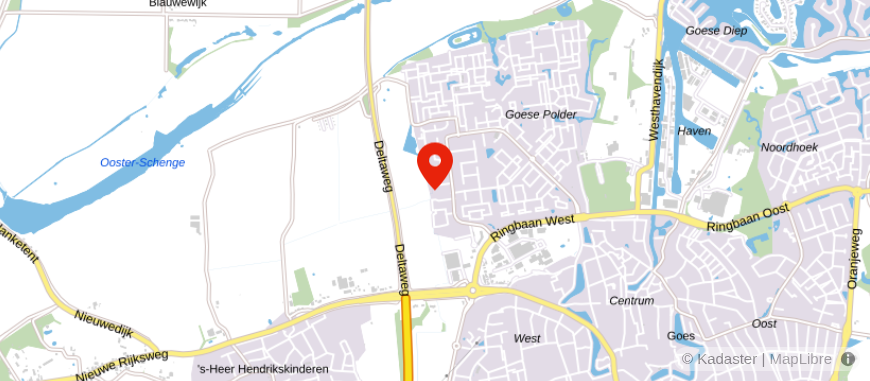 Locatie van Uitvaartzorg de Schelde | Destino