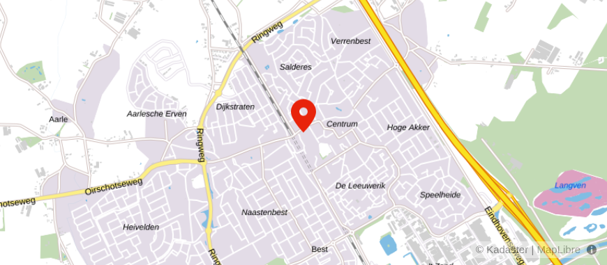 Locatie van Smulders Financiële Diensten