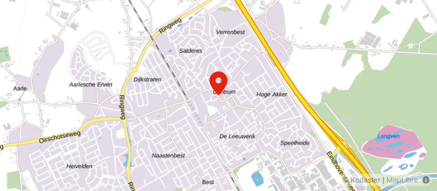 Locatie van ASN Bank Best
