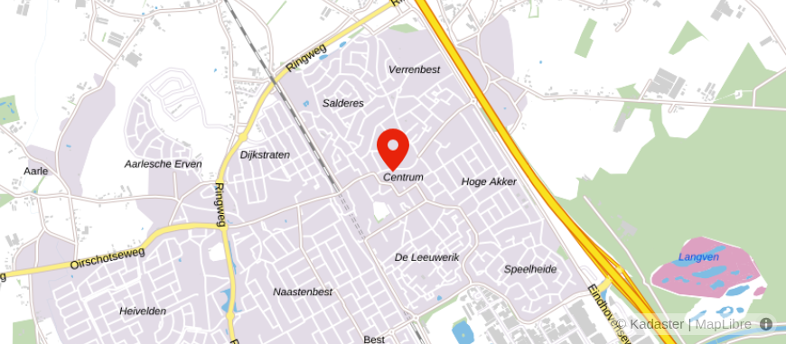 Locatie van AvdH Financieel Advies