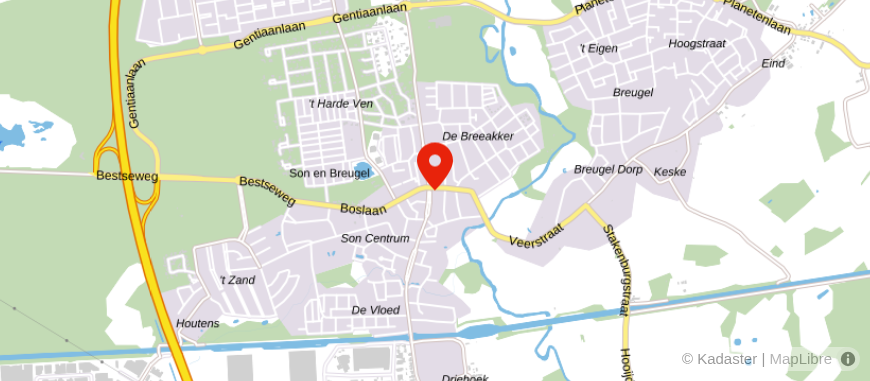 Locatie van Bevers & Boschman