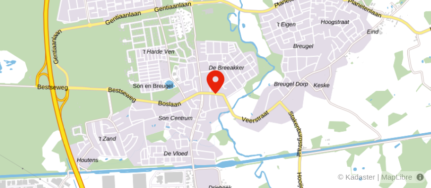 Locatie van Hermus Notaris
