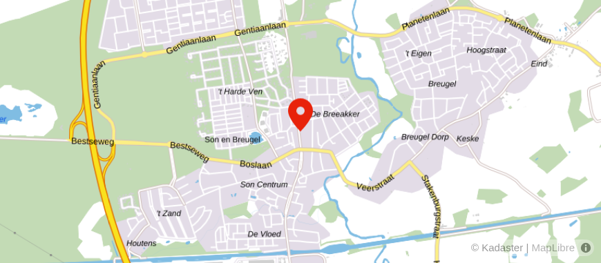 Locatie van E.A. de Heer CB RCA, Fin.& Adm. Dienstverlening
