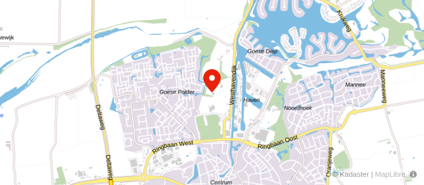 Locatie van Uitvaartdienstverlening De Bevelanden