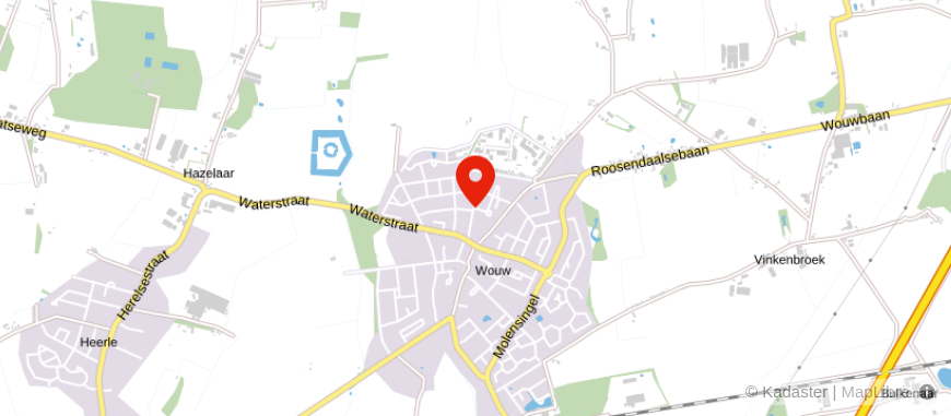 Locatie van Notariskantoor Wouw
