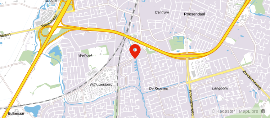 Locatie van Ooms Accountants en Belastingadviseurs