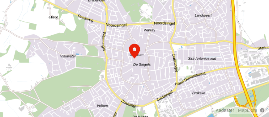 Locatie van ASN Bank Venray