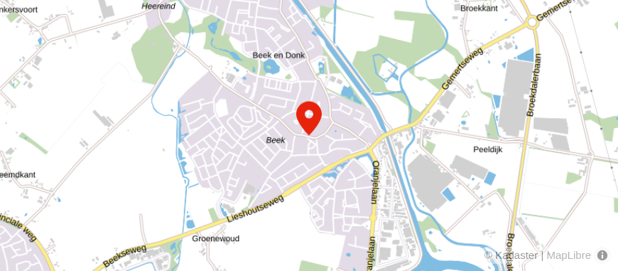 Locatie van Trieling & Jacobs makelaars - taxateurs