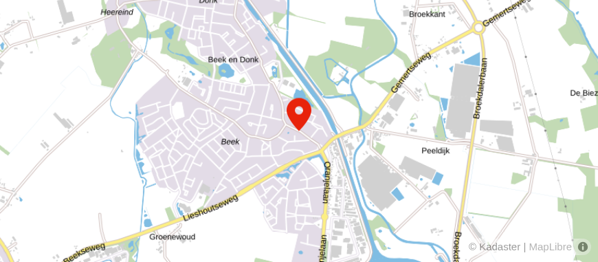 Locatie van Van Thiel & Van Rooij Notariaat