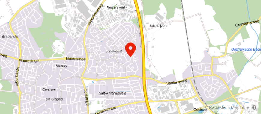 Locatie van P Swinkels PFB
