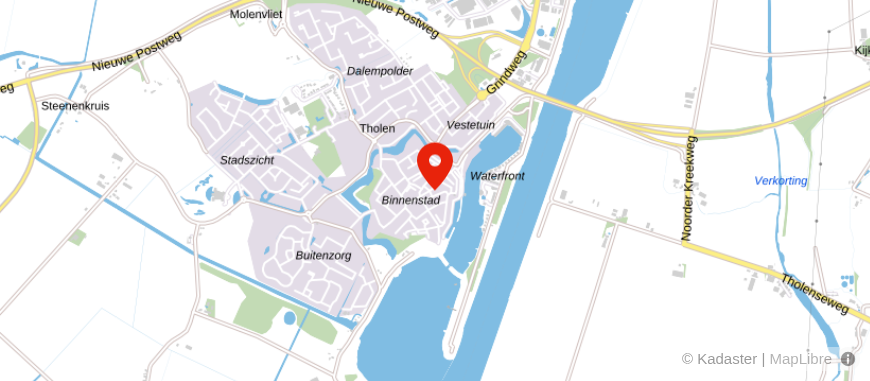 Locatie van Hopmans & Geense Makelaardij