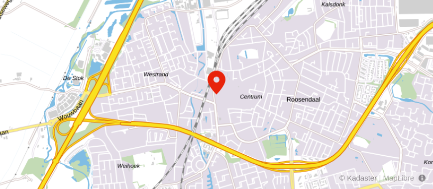 Locatie van Steens & van den Berg