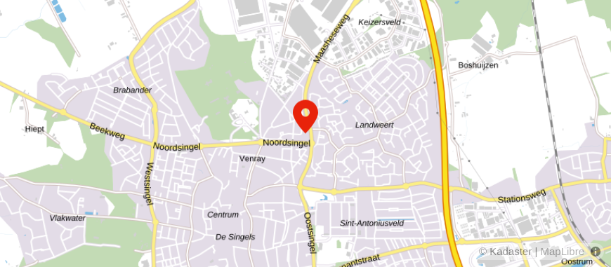 Locatie van ZwartOpWit Notariaat