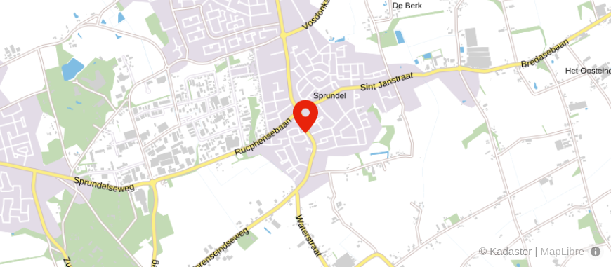 Locatie van Financieel Fit | Sprundel
