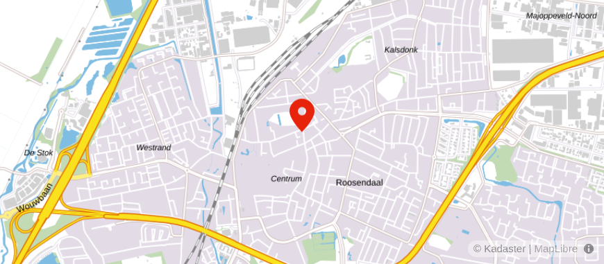 Locatie van Schipper Roosendaal