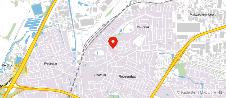 Locatie van Van Kreij Notariskantoor