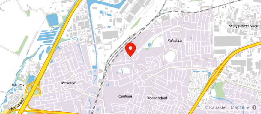 Locatie van Van der List Adviesgroep B.V.