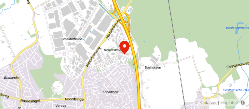 Locatie van ACF Maasrand