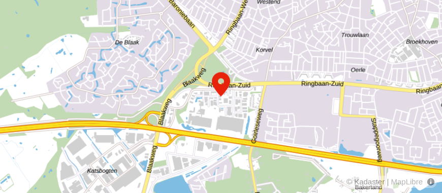 Locatie van Geerts Tilburg