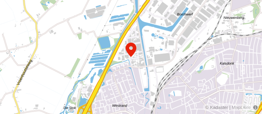 Locatie van Finenzo Roosendaal