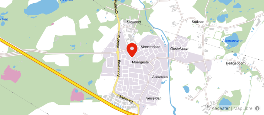 Locatie van Van Dam & Partners