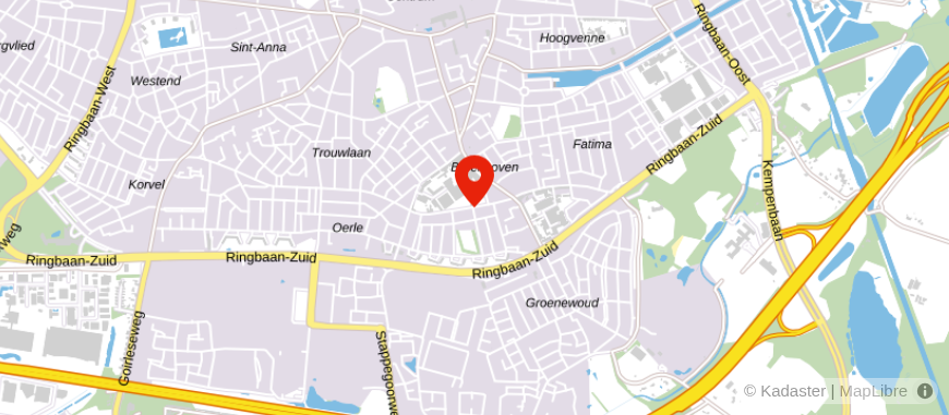 Locatie van Het Scheidingscollectief Tilburg