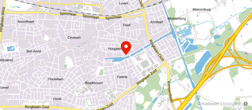 Locatie van HypothekenUnie Tilburg