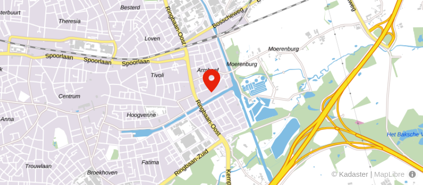 Locatie van Goedhart Finance